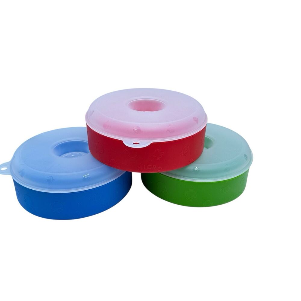 Ecolution Micro-Pop Silicone Popcorn Popper Microwave Red EUC CHOOSE COLOR‎